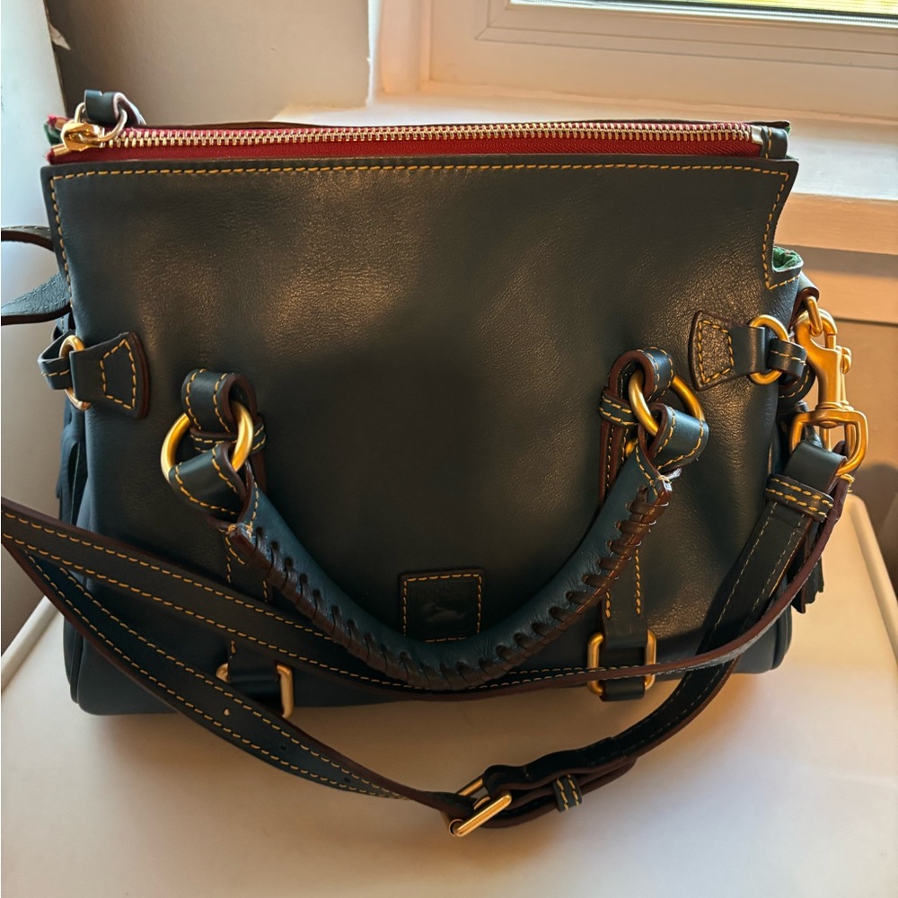 Dooney and Bourke Mini Florentine Satchel, Denim Color, with Dustbag